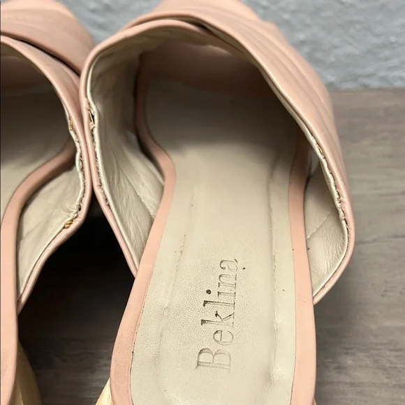 Beklina Pink Mules with Crisscross Straps - Picture 9 of 10